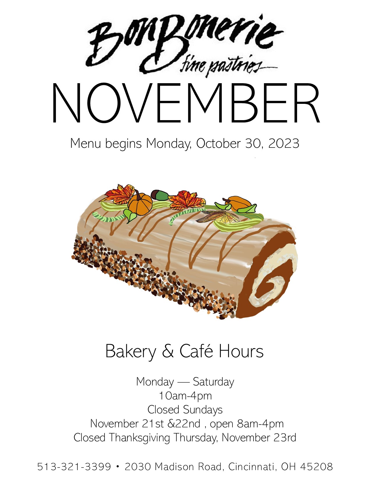 November menu